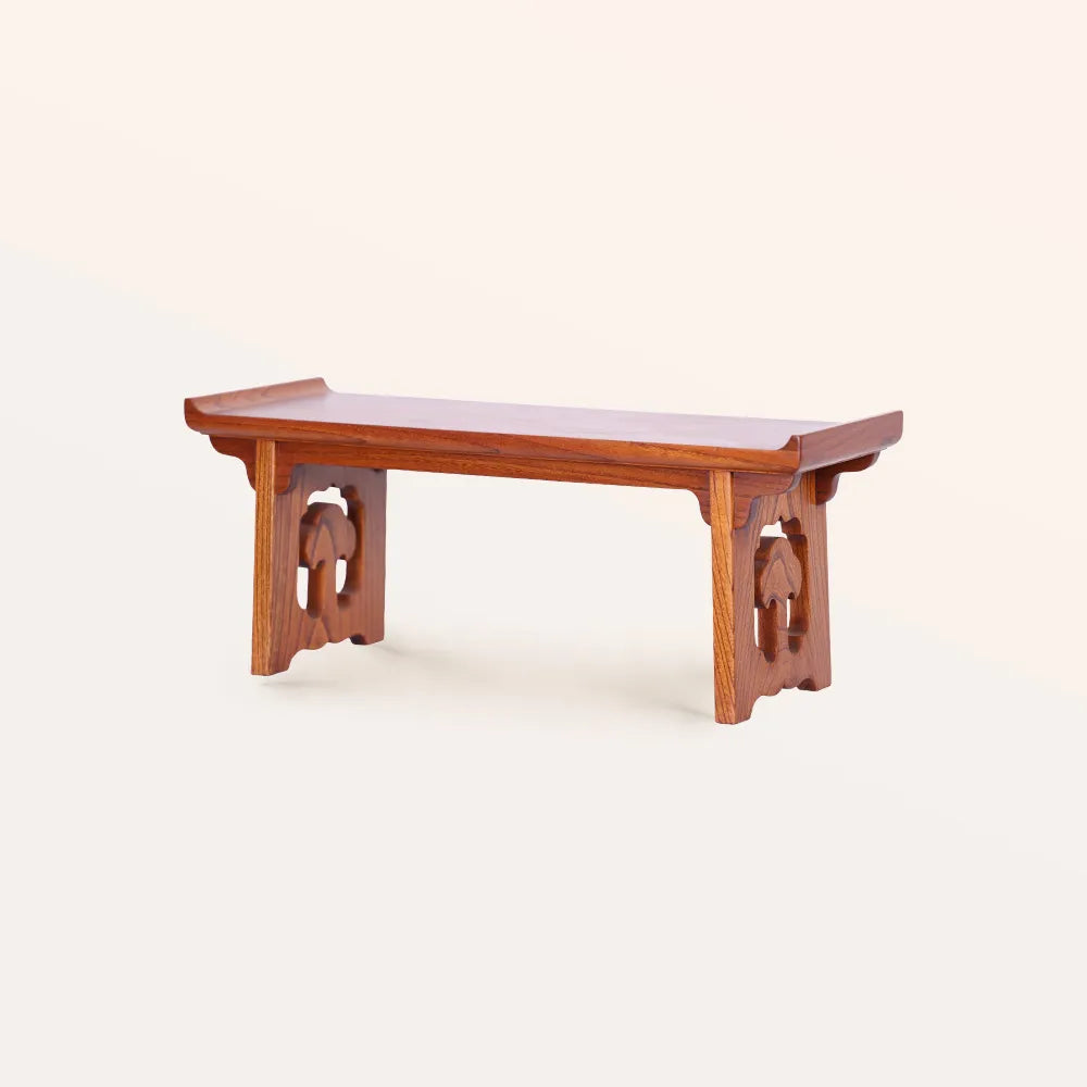 Handmade Mini Table with Up-turned Ends