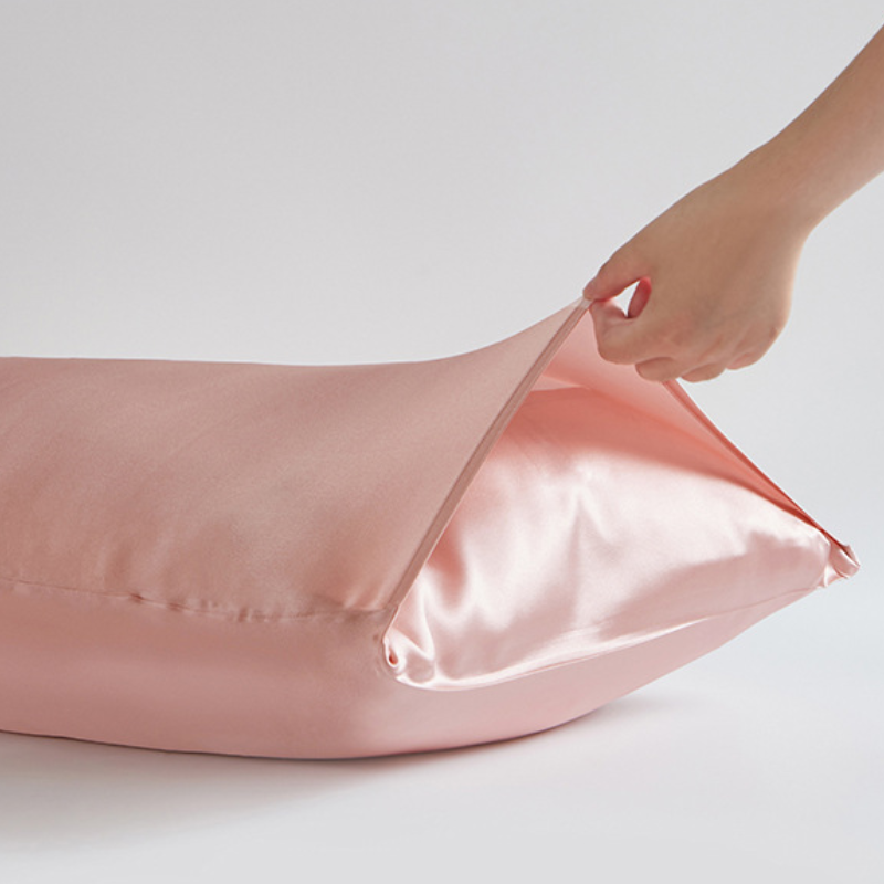 19 Momme 100% Mulberry Silk Double-Sided Pillowcase