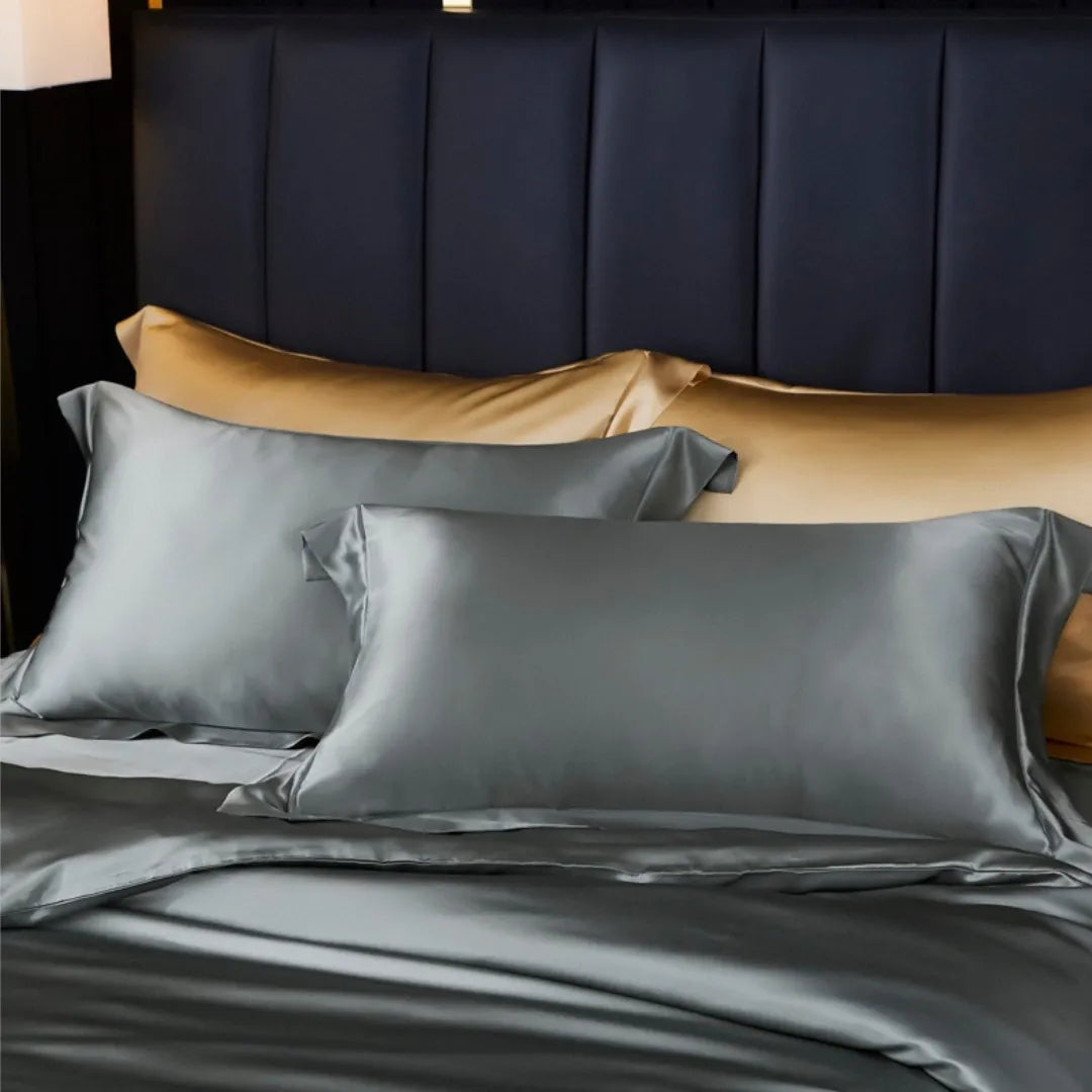 19 Momme 100% Mulberry Silk ‘Matcha Green’ Pillowcase