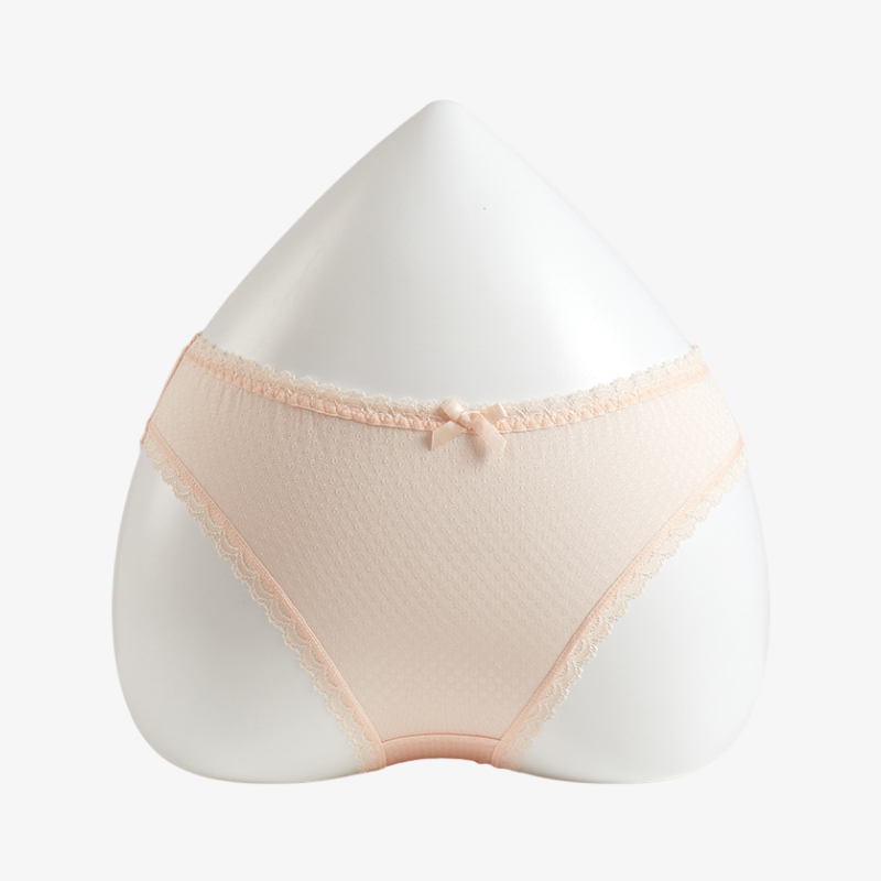 Silk Lace Bow Breathable Panties