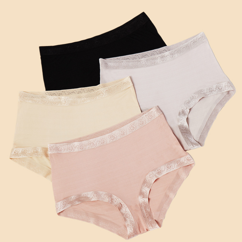 Silk Lace Seamless Panties