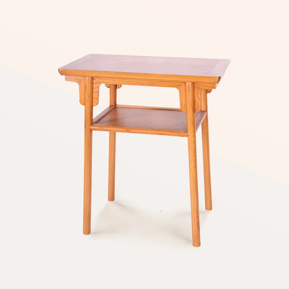 Handmade Two-tier Small Wine Table