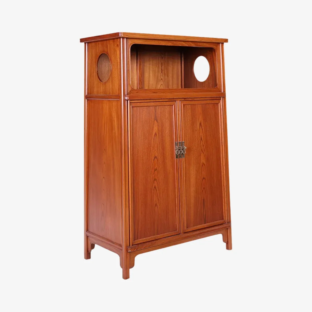 Handmade Round Hole Cabinet