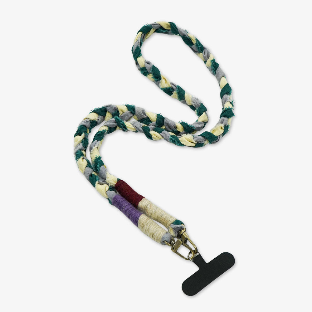 Green Yellow Phone Strap DIY Craft Kit Set