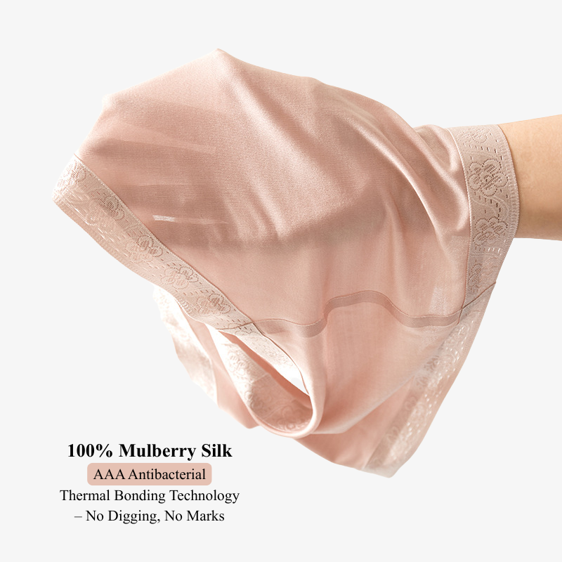 Silk Lace Seamless Panties