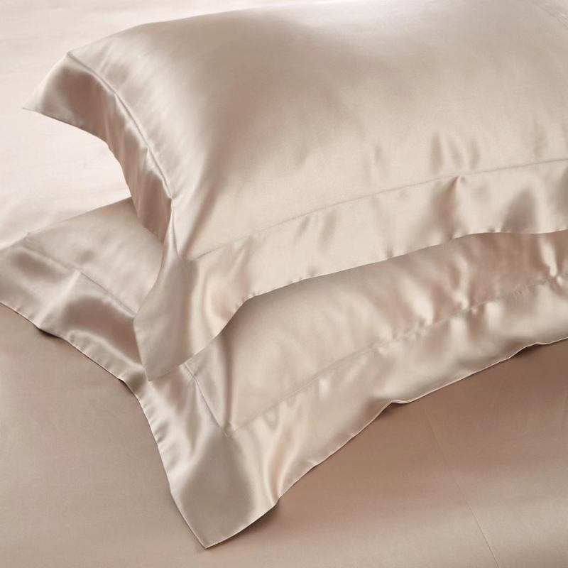 19 Momme 100% Mulberry Silk Champagne Bedding Set