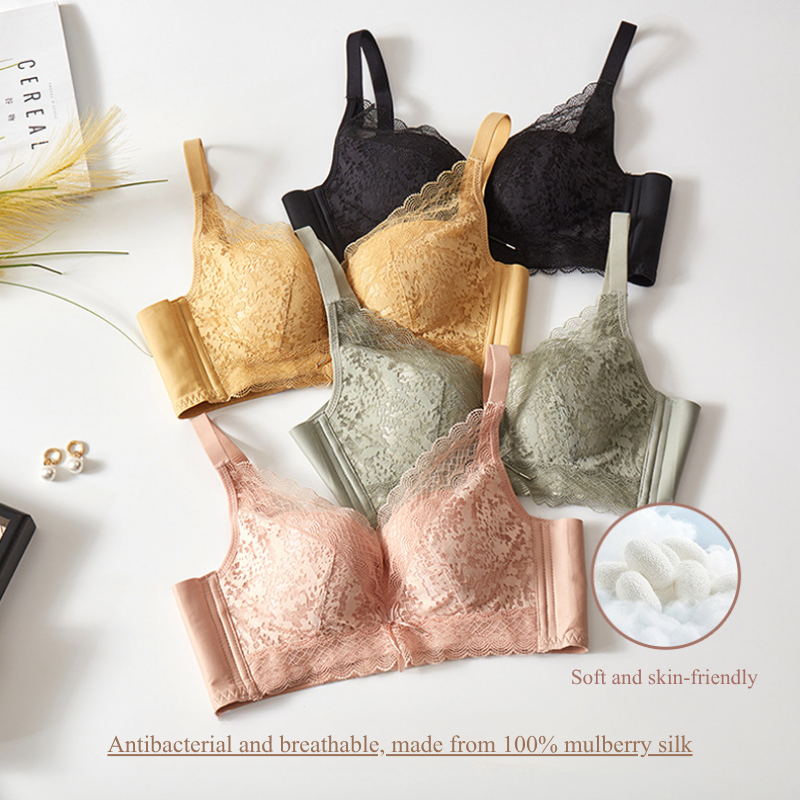 Silk Lace Wireless Bra