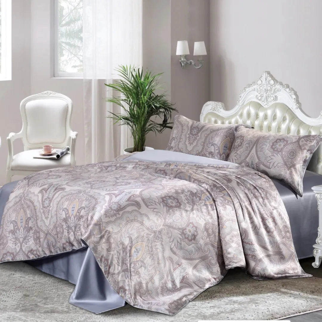 16 Momme 100% Mulberry Silk ‘Midsummer Serenity’ Flat Sheet