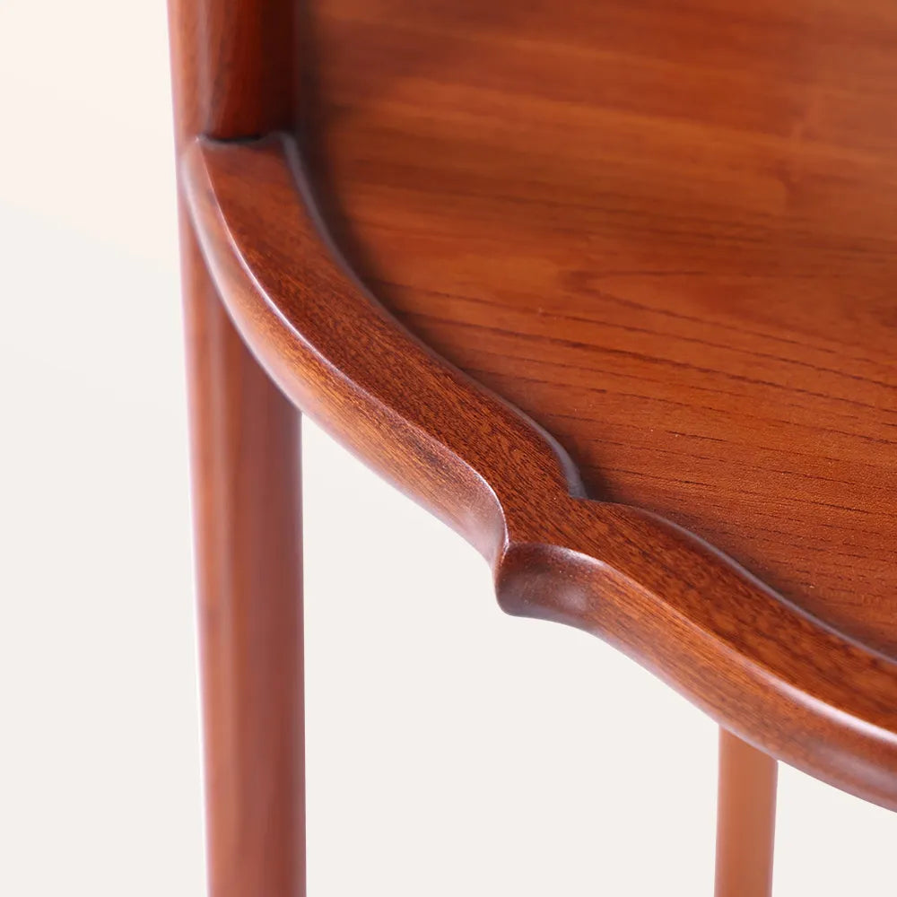 Handmade Two-tier Round Shelf