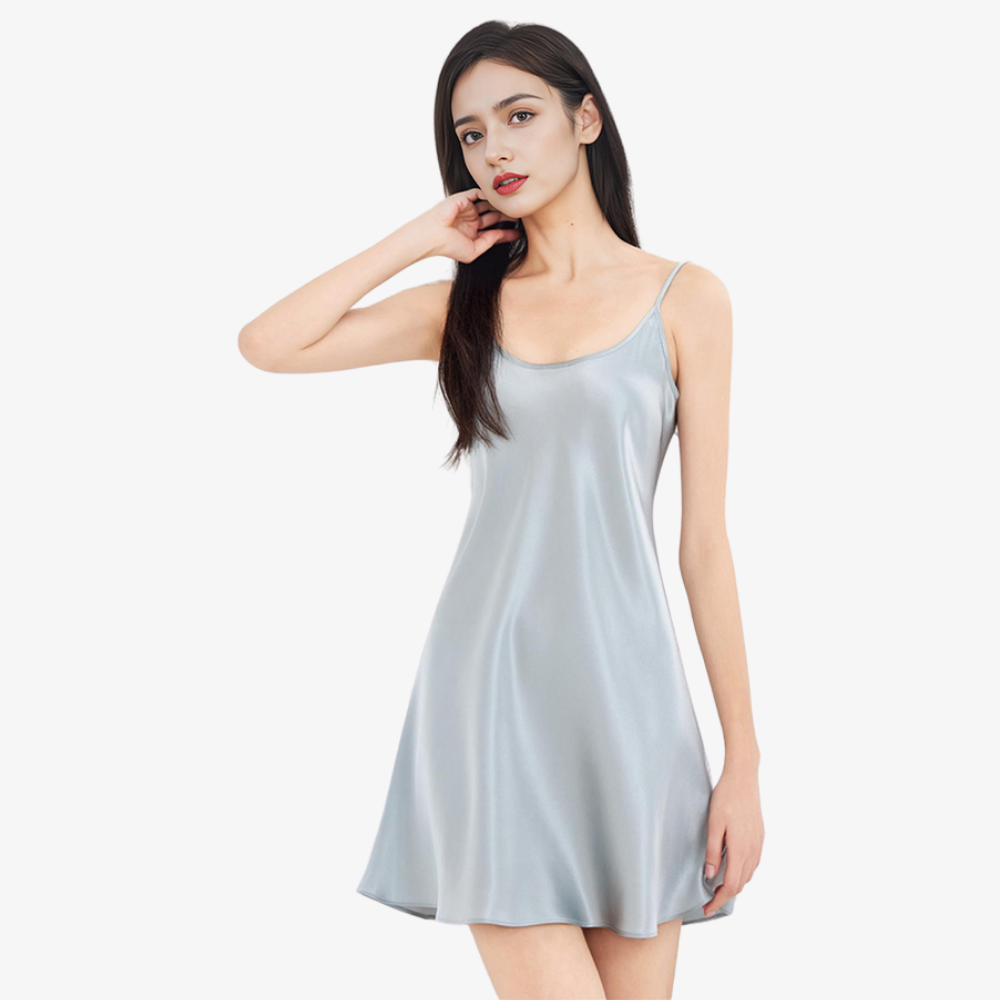 19 Momme 100% Mulberry Silk Camisole Nightdress
