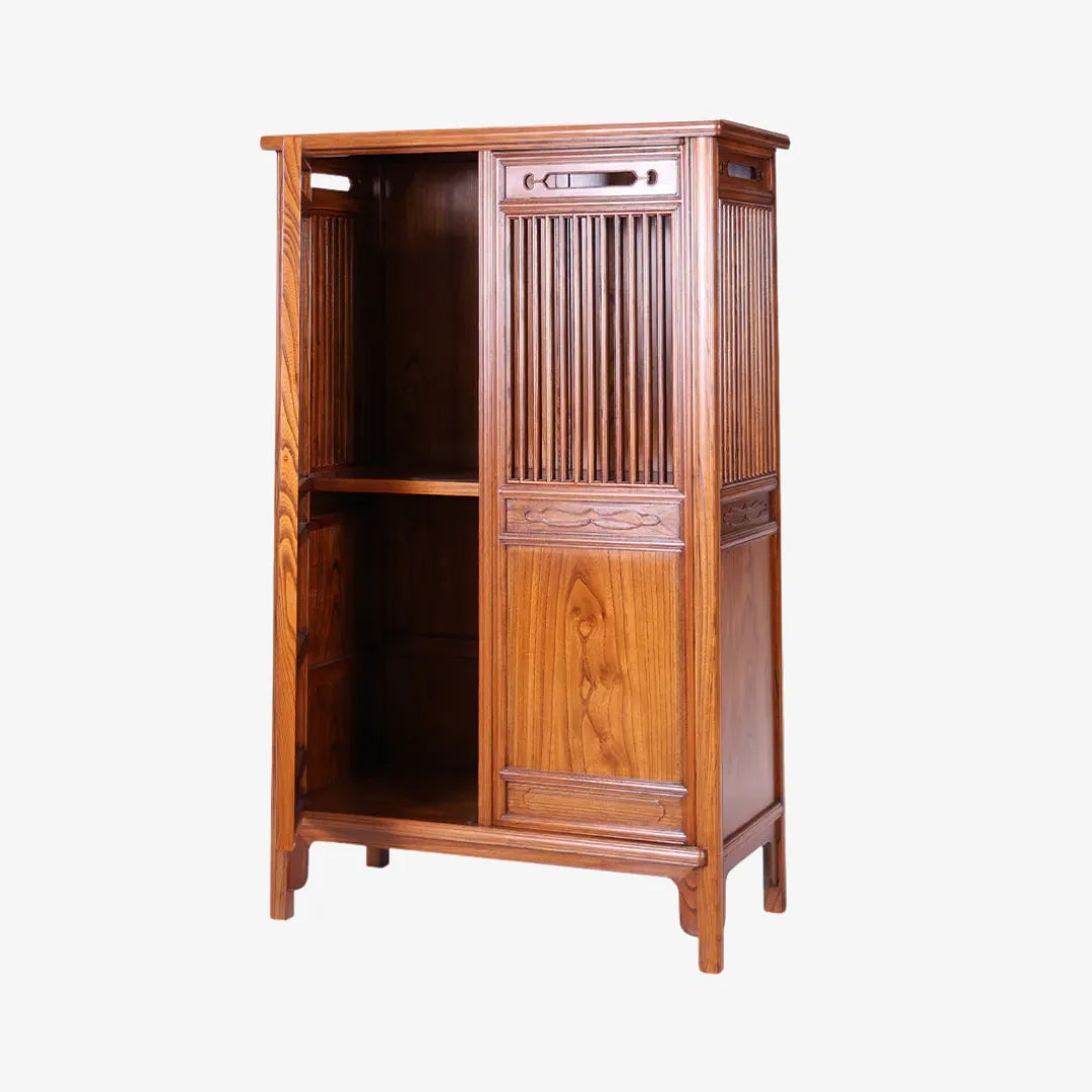 Handmade Straight-edge Square Leg Cabinet