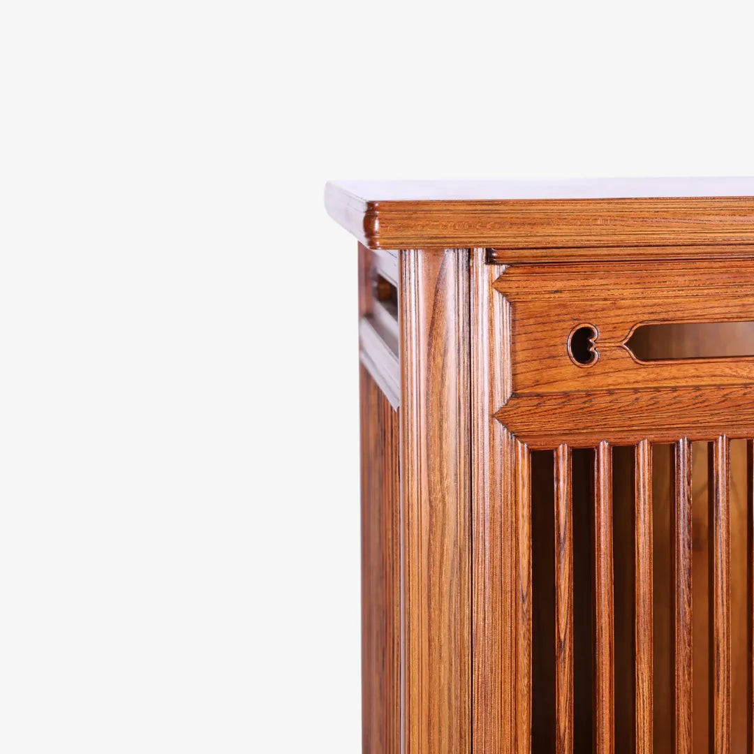 Handmade Straight-edge Square Leg Cabinet