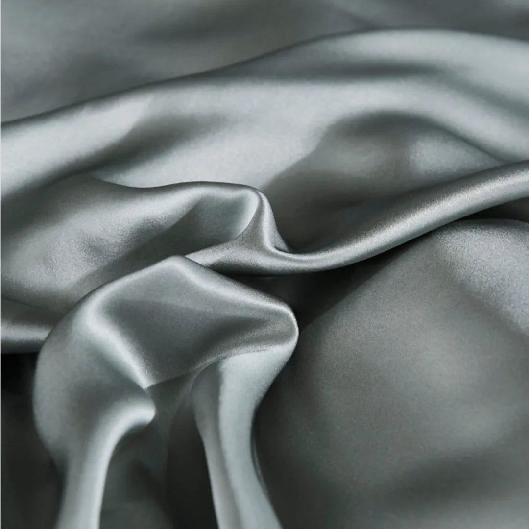 19 Momme 100% Mulberry Silk ‘Matcha Green’ Flat Sheet