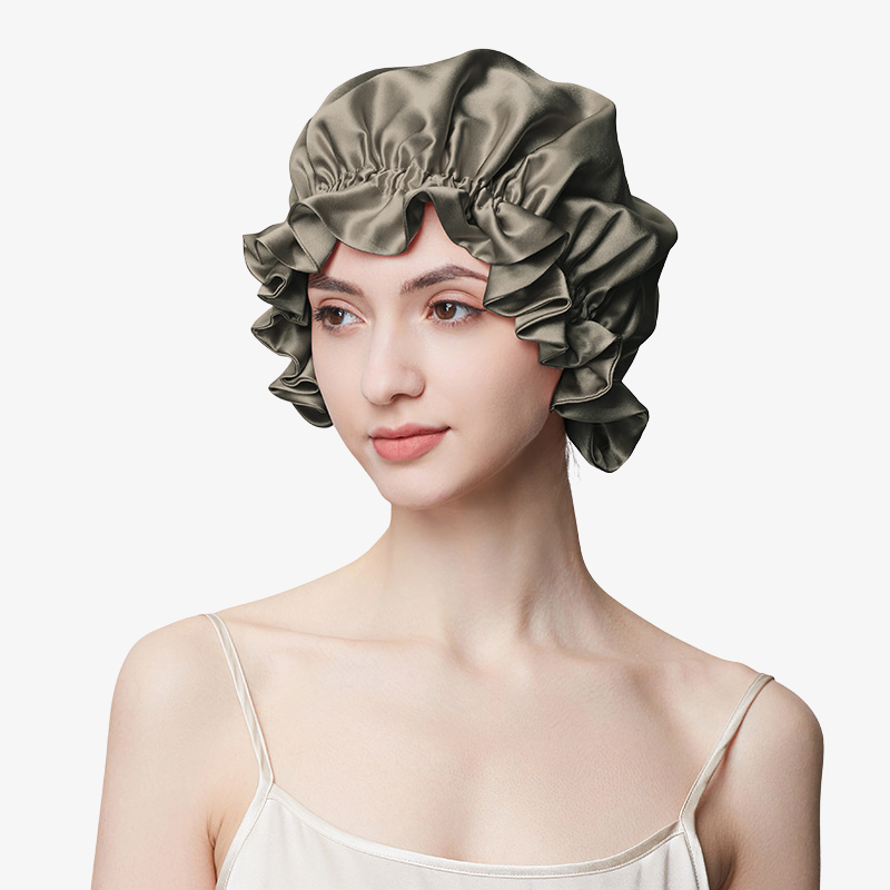 19 Momme 100% Mulberry Silk Sleep Cap – Elastic Closure