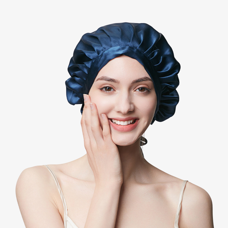 19 Momme 100% Mulberry Silk Sleep Cap – Tie Closure