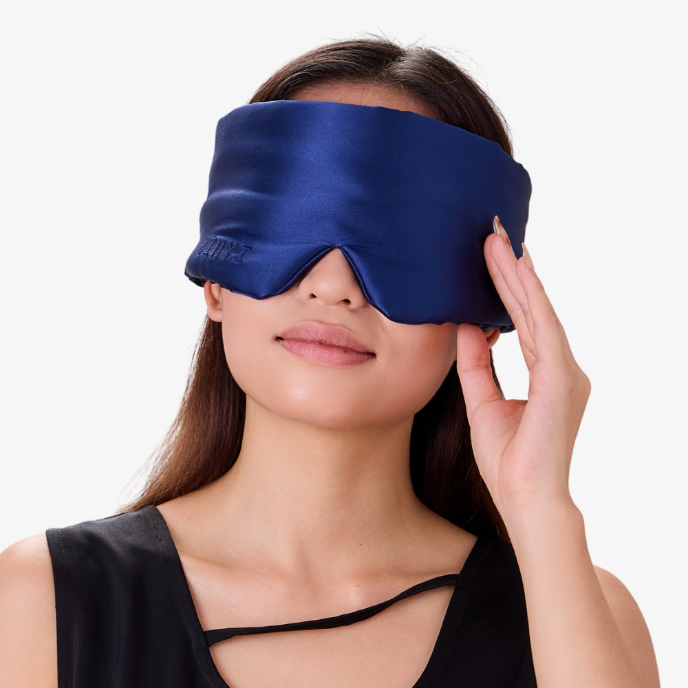 Royal Blue 100% Mulberry Silk Deep Sleep Mask