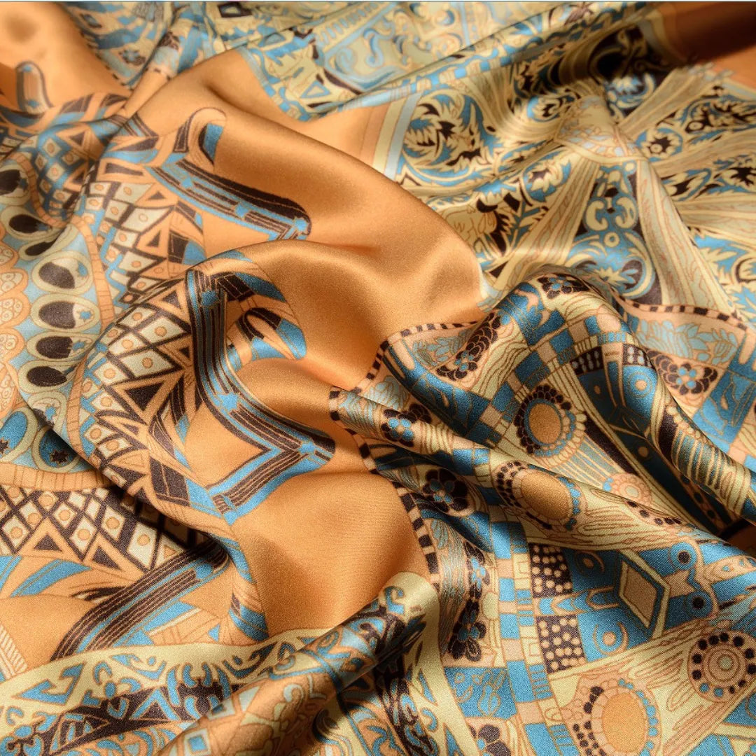 16 Momme 100% Mulberry Silk ‘Abundant Prosperity’ Pillowcase