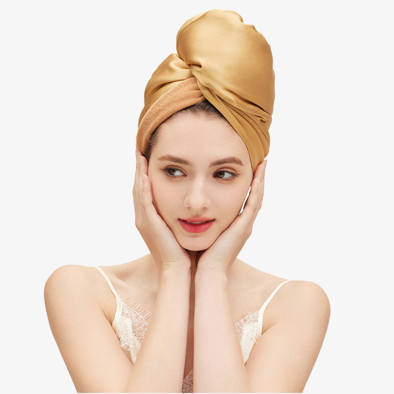 19 Momme 100% Mulberry Silk Hair Drying Cap