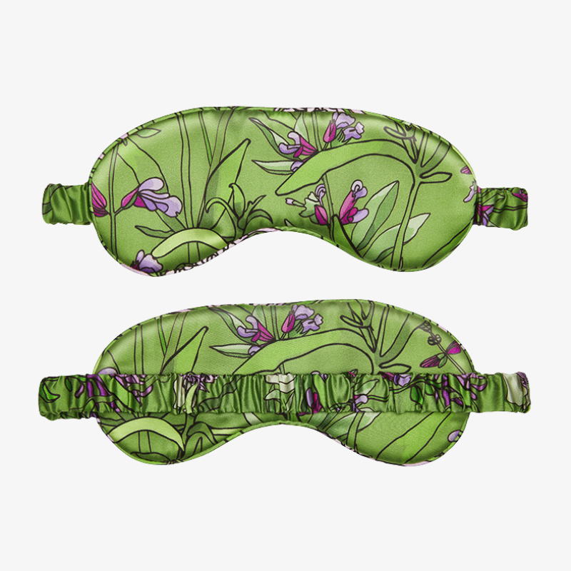 Printed 100% Mulberry Silk Sleep Mask