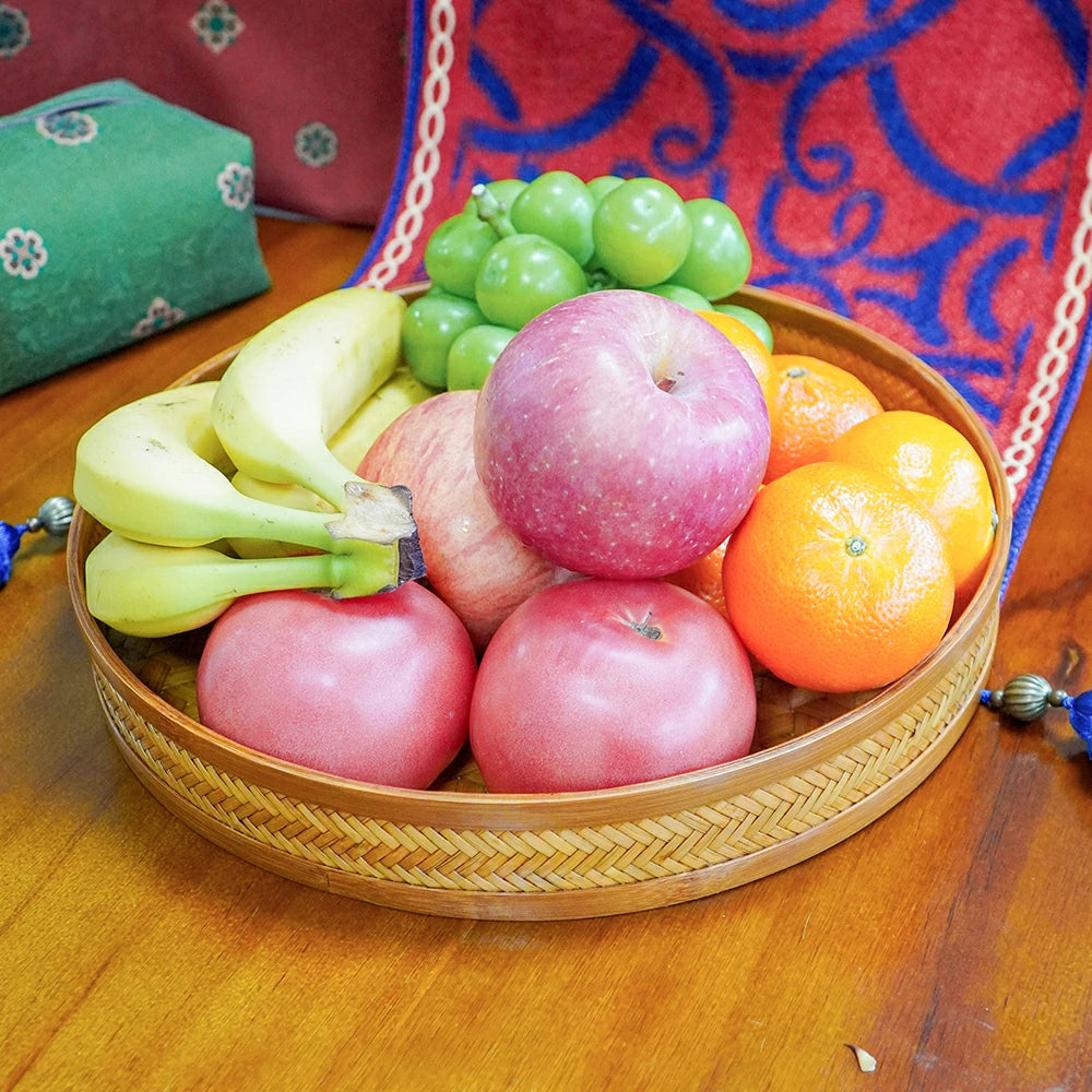 Handmade Bamboo Fruit Tray