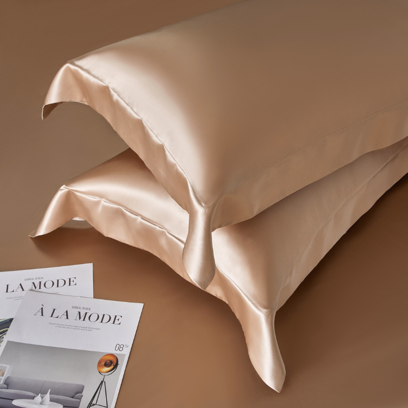 19 Momme 100% Mulberry Silk Gold Bedding Set