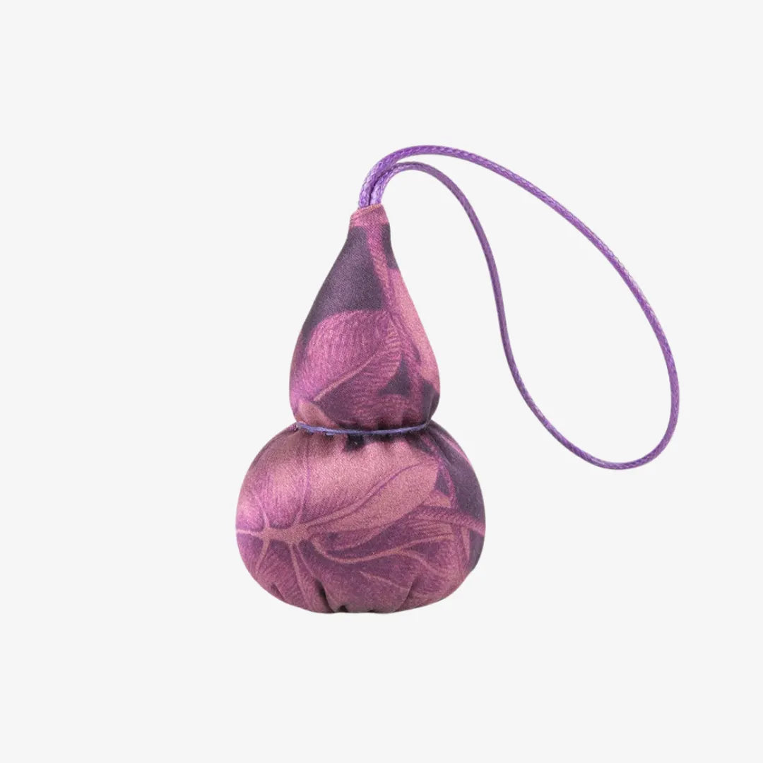 Plant Dyed Silk Hulu Pendant