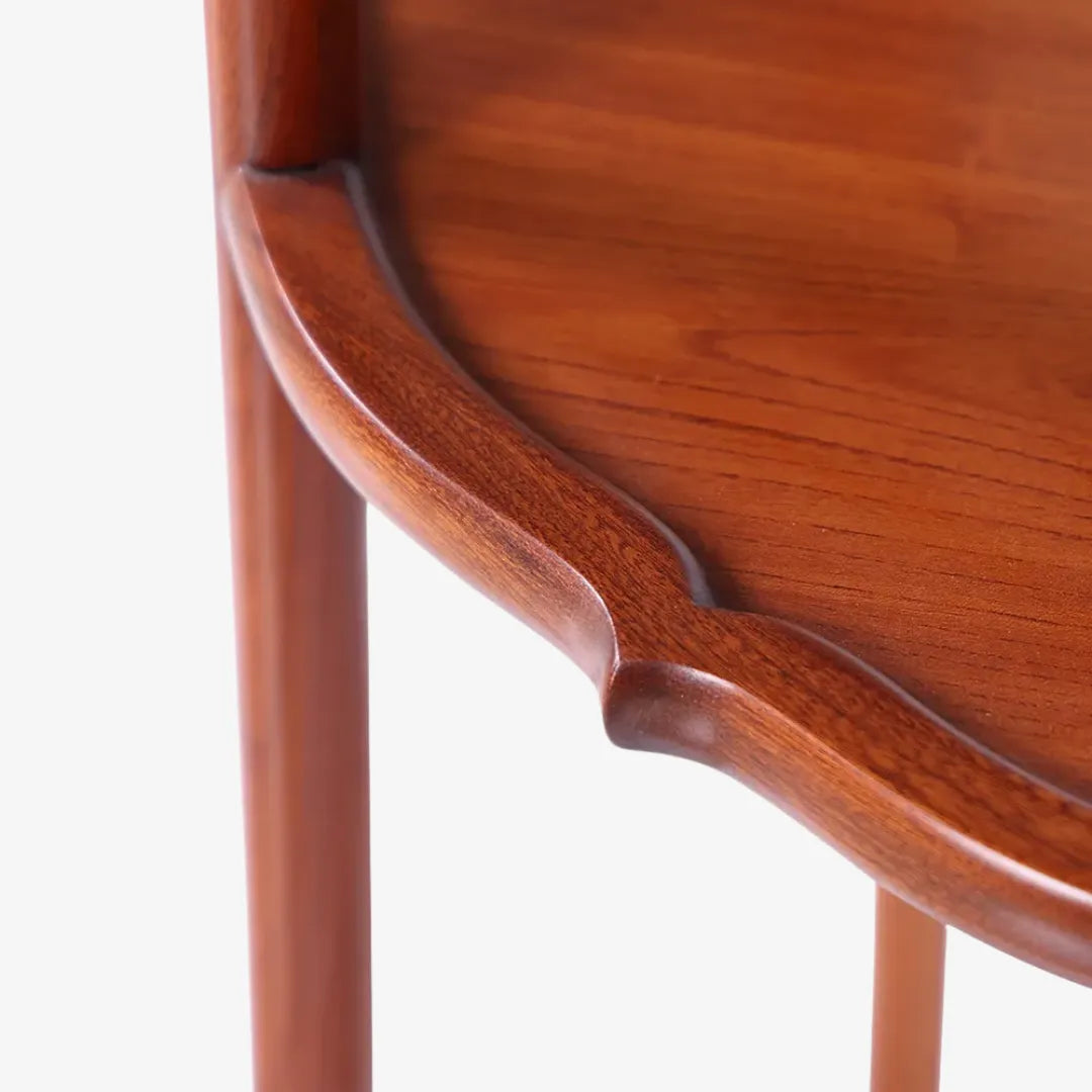Handmade Two-tier Round Shelf