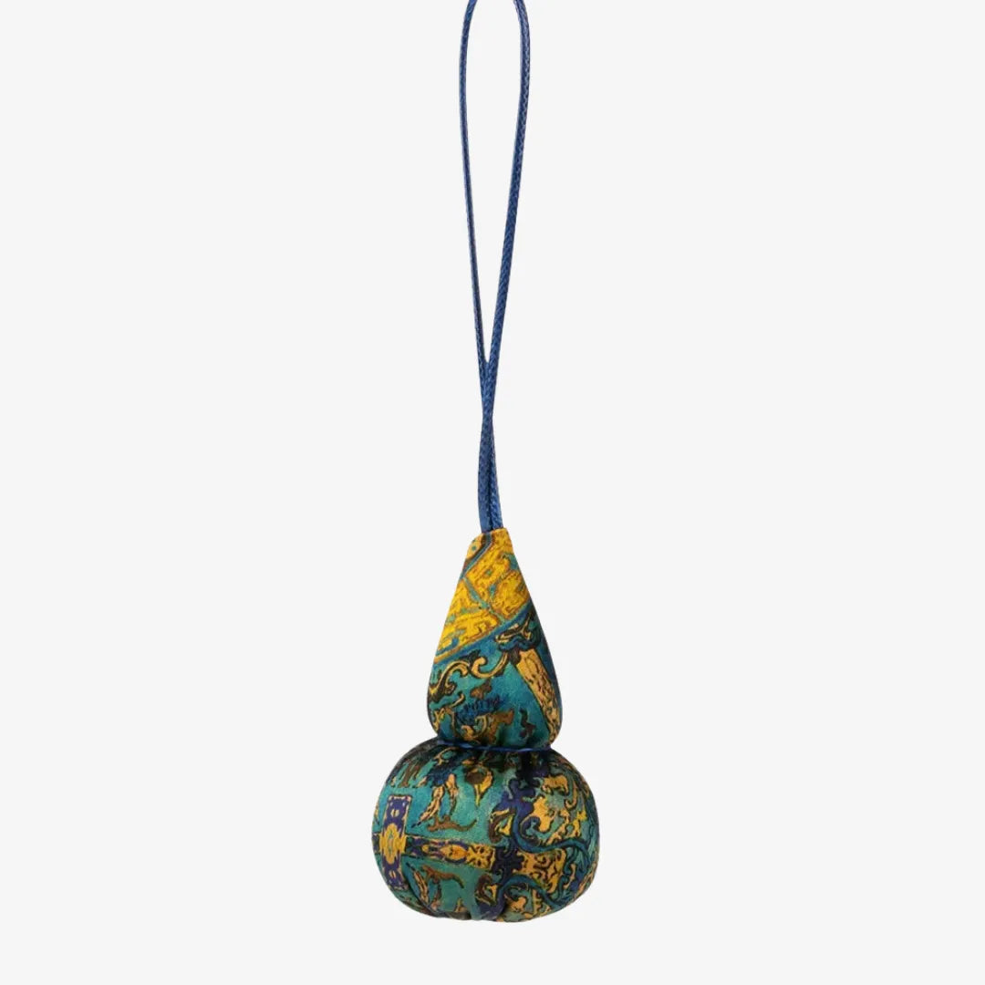 Plant Dyed Silk Hulu Pendant