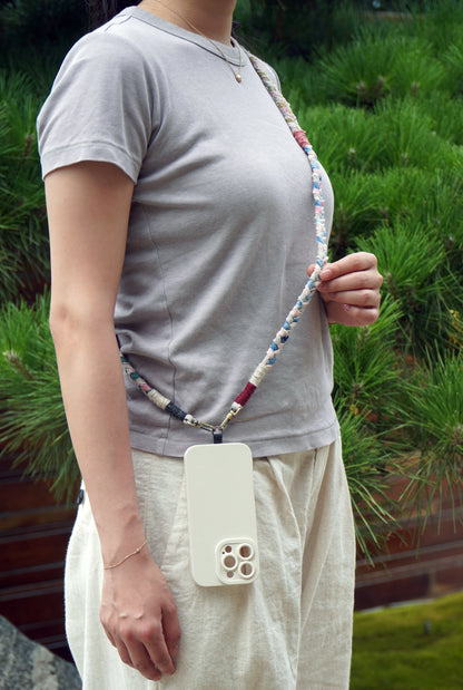 Handmade Pink Summer Phone Lanyard