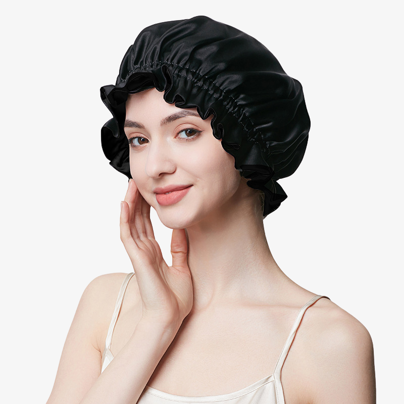 19 Momme 100% Mulberry Silk Sleep Cap – Elastic Closure