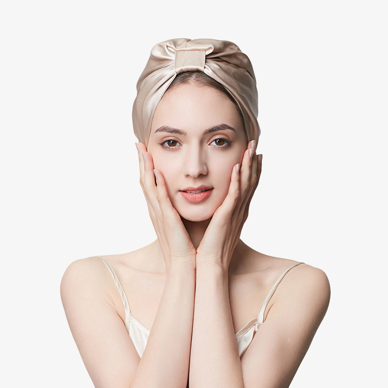 19 Momme 100% Mulberry Silk Sleep Cap – Double-Layer with Square Buckle