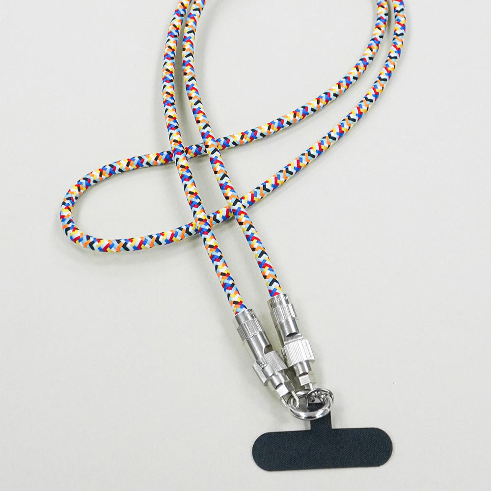 Colorful Phone Lanyard with Built In 100W Charging Cable