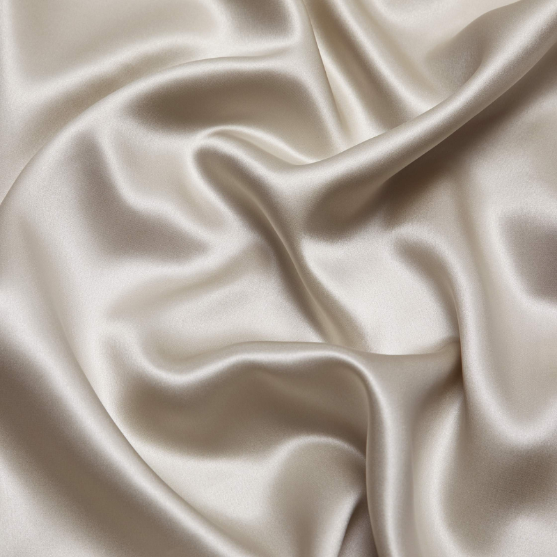 19 Momme 100% Mulberry Silk Beige Bedding Set