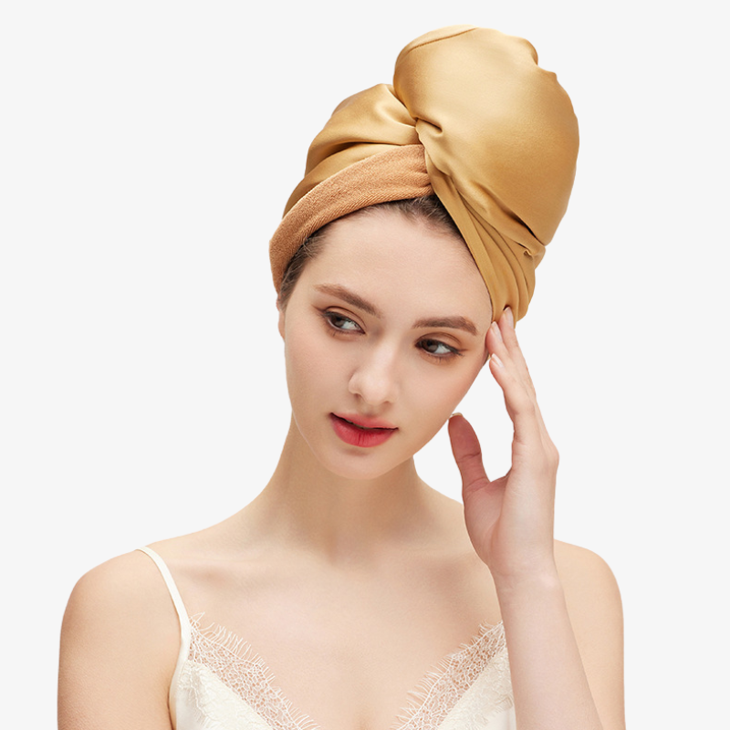 19 Momme 100% Mulberry Silk Hair Drying Cap