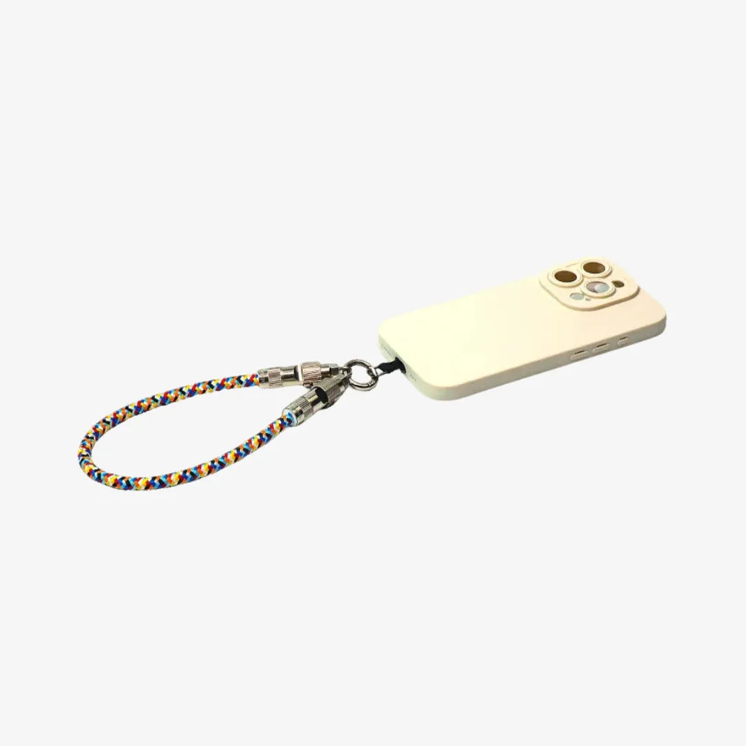Colorful Phone Strap with Short 100W Charging Cable