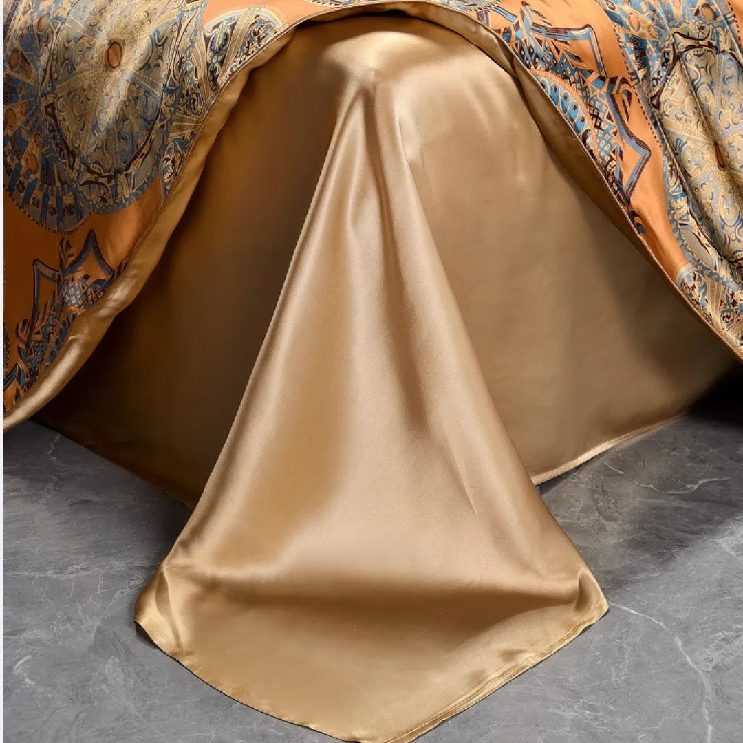 16 Momme 100% Mulberry Silk ‘Abundant Prosperity’ Pillowcase
