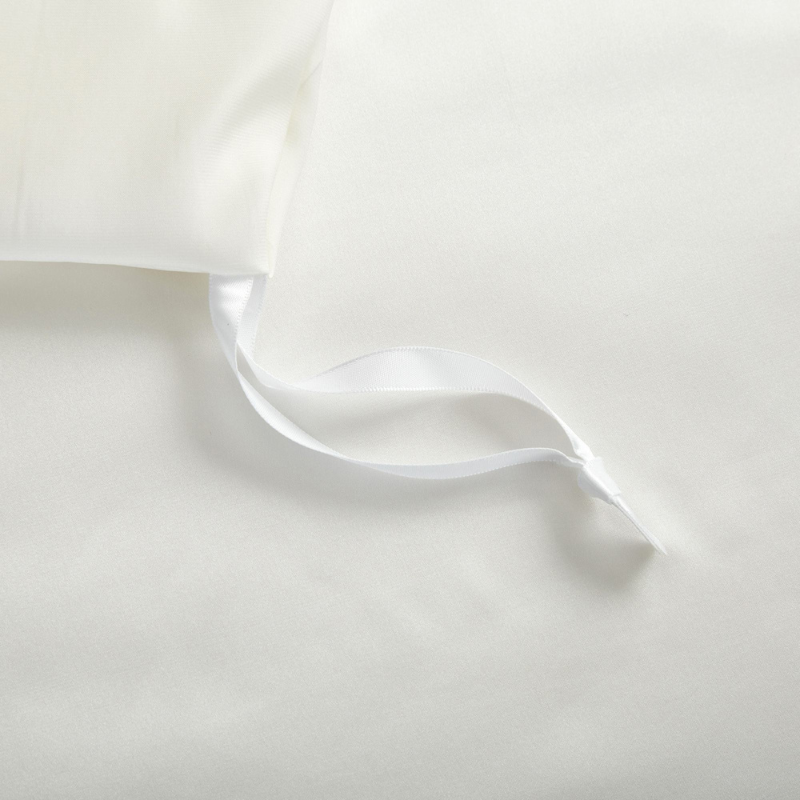 19 Momme 100% Mulberry Silk White Bedding Set
