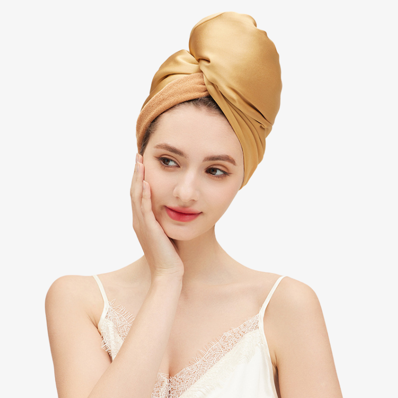 19 Momme 100% Mulberry Silk Hair Drying Cap