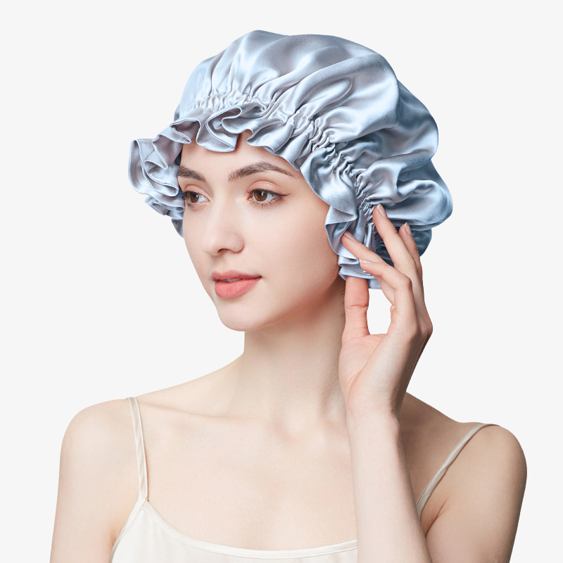 19 Momme 100% Mulberry Silk Sleep Cap – Elastic Closure