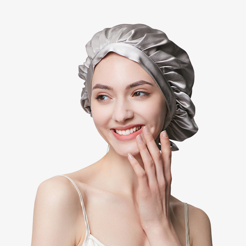 19 Momme 100% Mulberry Silk Sleep Cap – Tie Closure