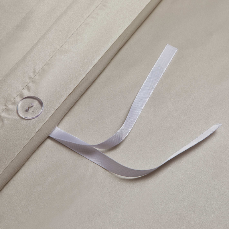 19 Momme 100% Mulberry Silk Beige Bedding Set