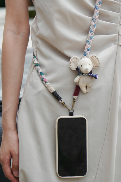 Handmade Pink Summer Phone Lanyard