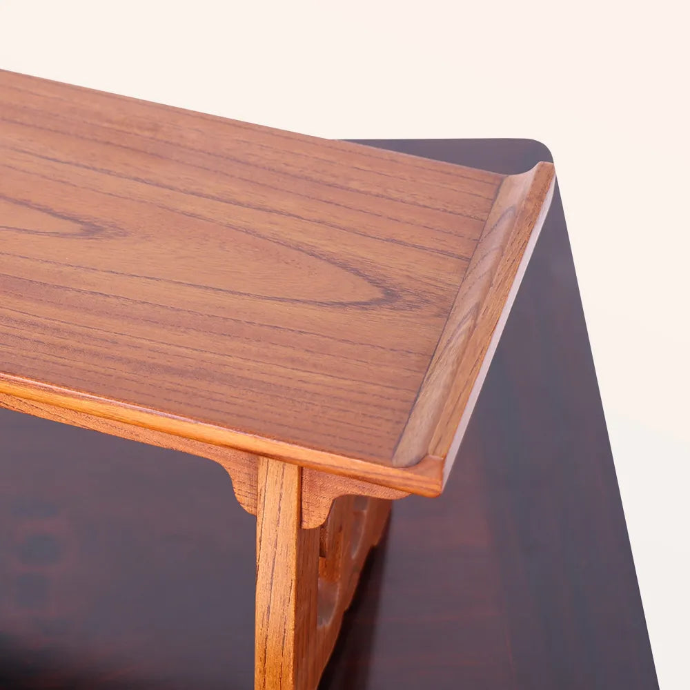 Handmade Mini Table with Up-turned Ends