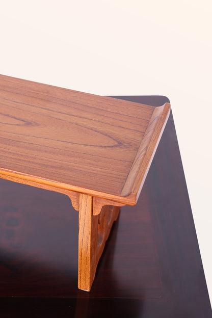 Handmade Mini Table with Up-turned Ends