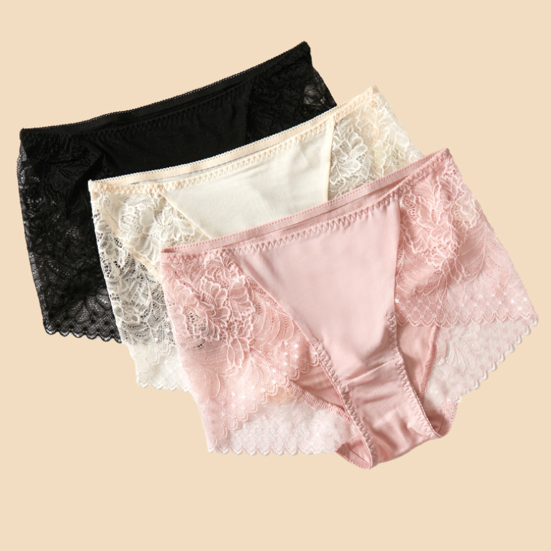 Silk Lace Sheer Panties