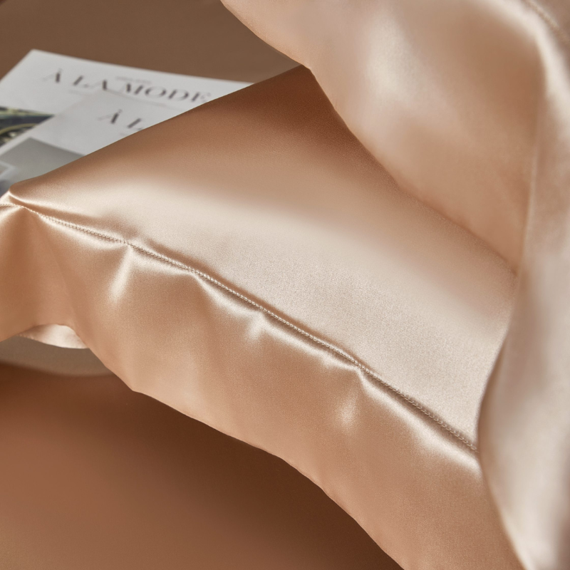 19 Momme 100% Mulberry Silk Gold Bedding Set