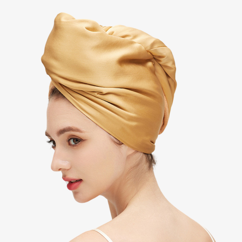 19 Momme 100% Mulberry Silk Hair Drying Cap