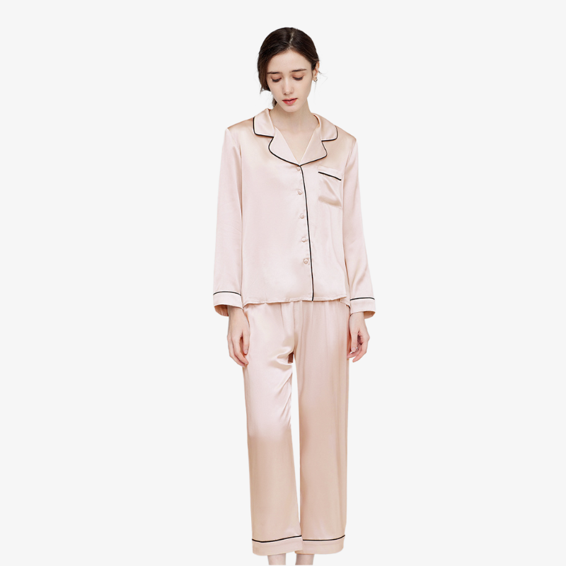 19 Momme 100% Mulberry Silk Pajama Set
