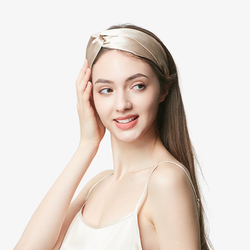 19 Momme 100% Mulberry Silk Double-Layer Headband