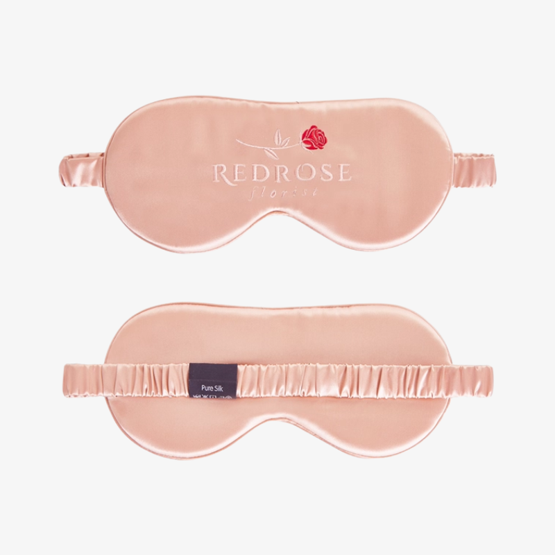 22 Momme 100% Mulberry Silk Embroidered Sleep Mask